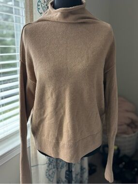 Wilfred camel turtleneck sweater